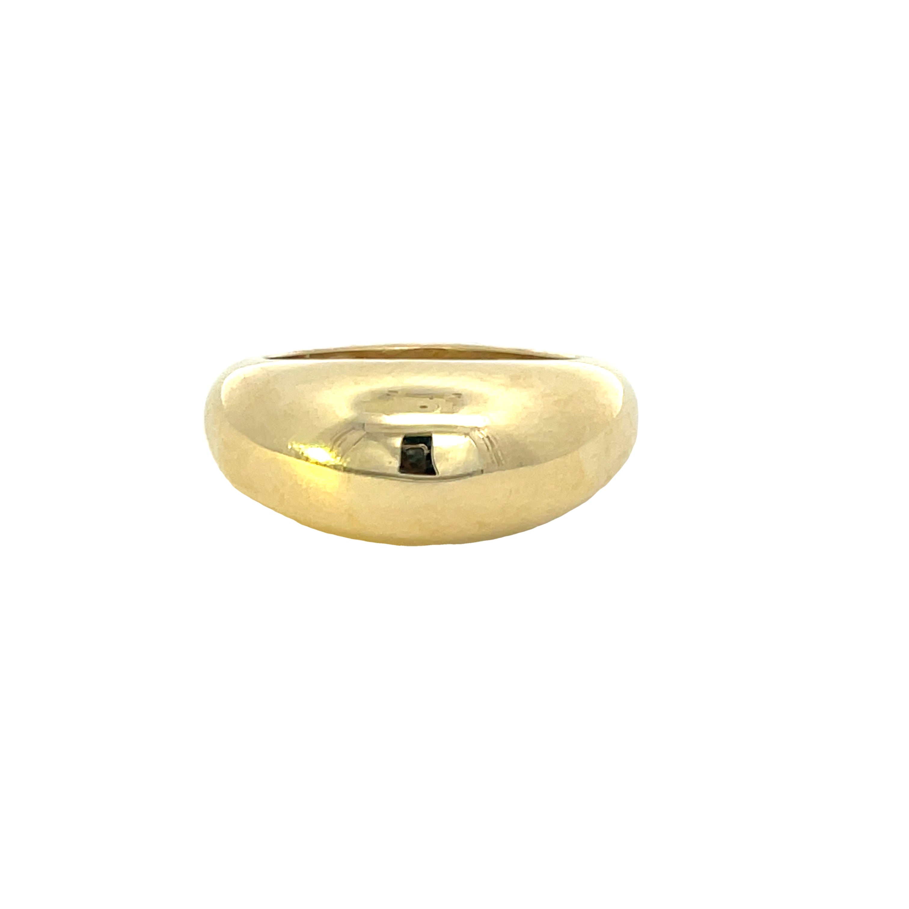 10k YG Graduated Dome outlet Ring