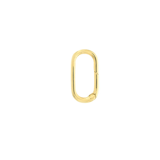 10K Yellow Gold Charm Clip