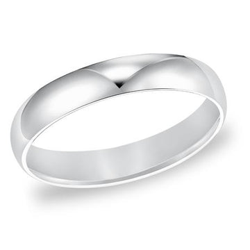 White Gold Comfort Fit Wedding Band