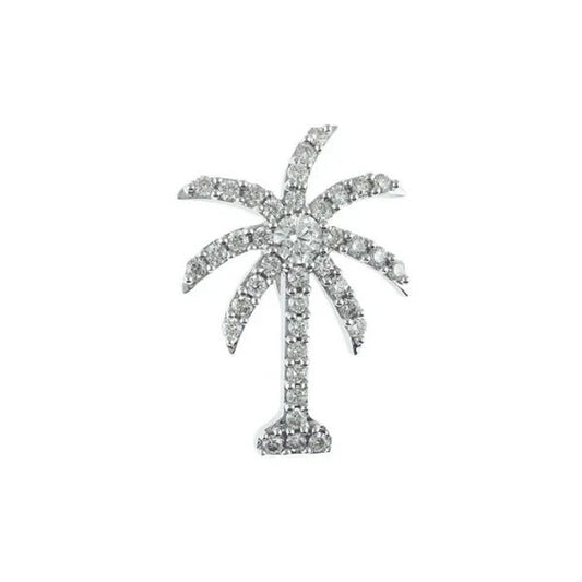 Diamond Palmetto Pendant
