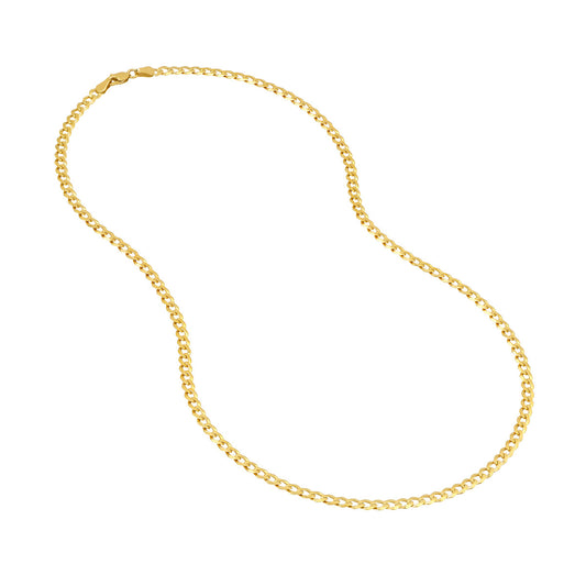10K Yellow Gold Curb Chain