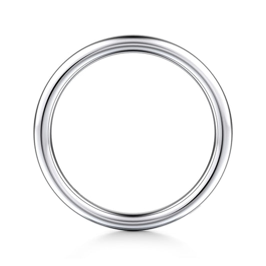 14K White Gold Matching Wedding Band