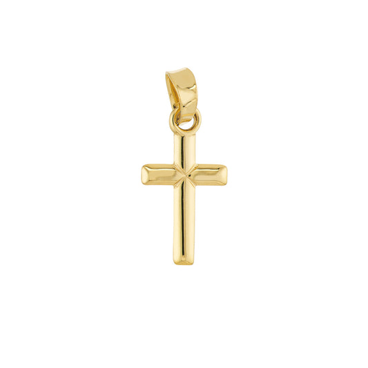 14K Small Cross Pendant
