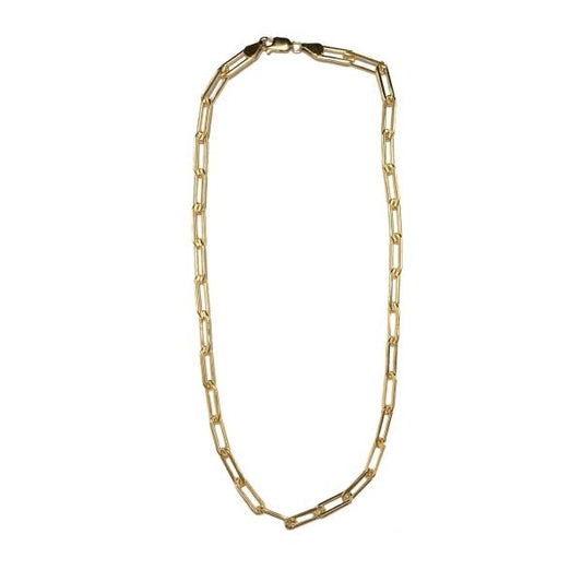 GF 16" SG CONTEMPORARY PAPER CLIP CHAIN
