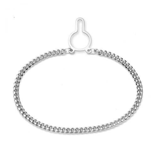 Rhodium Plated Tie Chain