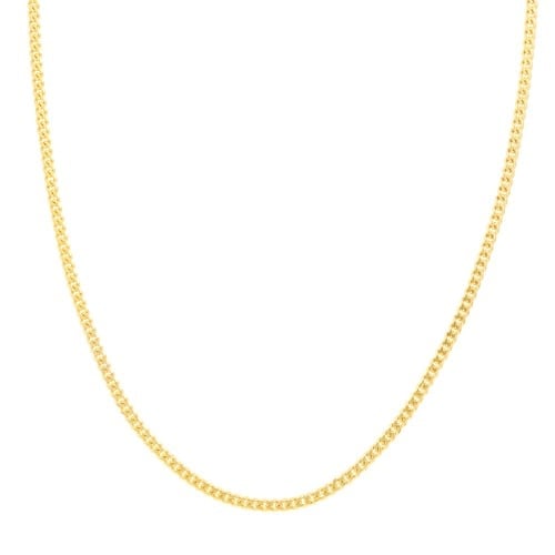 14K Yellow Gold 22" Curb Chain