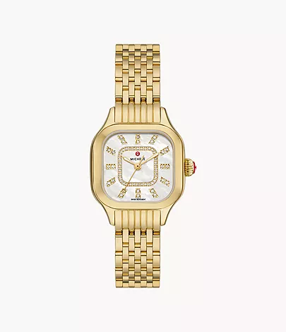 Meggie 18K Gold Plated Diamond Dial