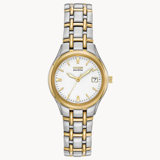 Citizen Two Tone Corso Eco Drive with White Dial