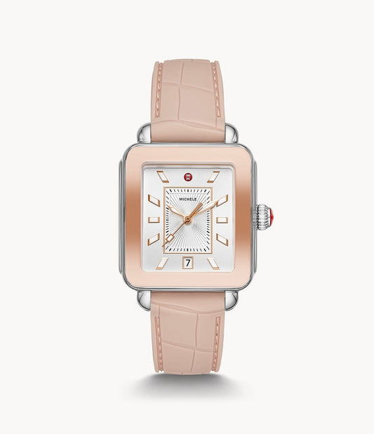 Deco Sport Two-Tone Pink Gold Watch