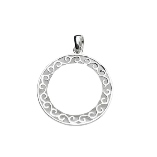 Round Engravable Gate Pendant