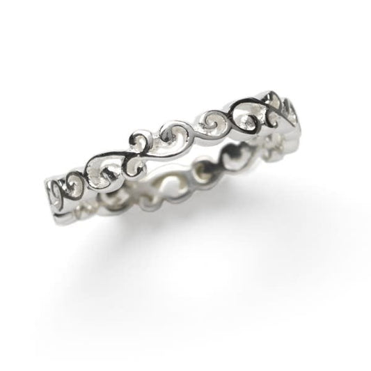 Southern Gates Thin Scroll Ring