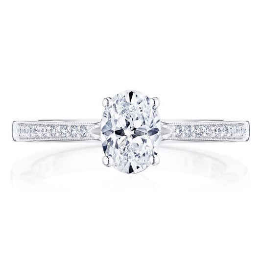 Tacori Coastal Crescent Oval Diamond Setting