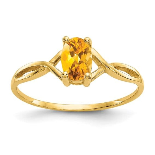 Citrine Gemstone Ring