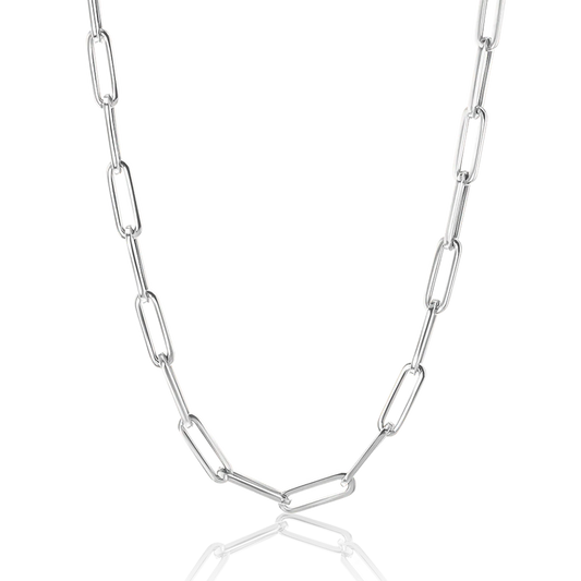 Sterling Silver Paperclip Chain