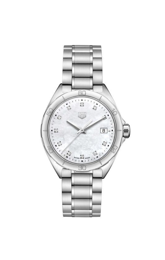 TAG Heuer Formula One Ladies' Quartz Movement Mother-of-Pearl and Diamond Dial Watch