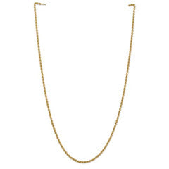 10K Yellow Gold Adjustable Rope Chain