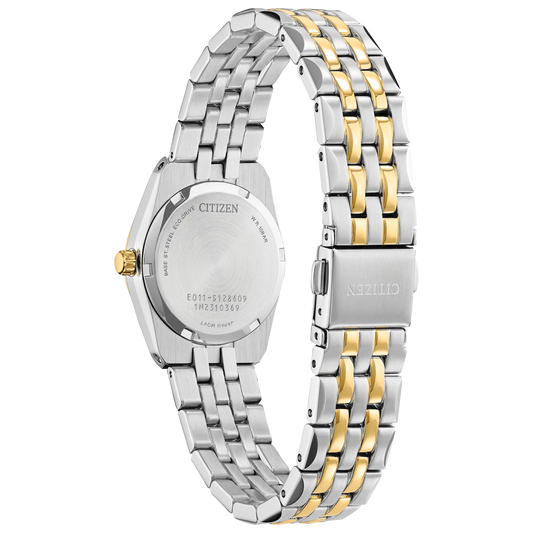 Citizen Corso Ladies White Dial Two Tone Eco Drive