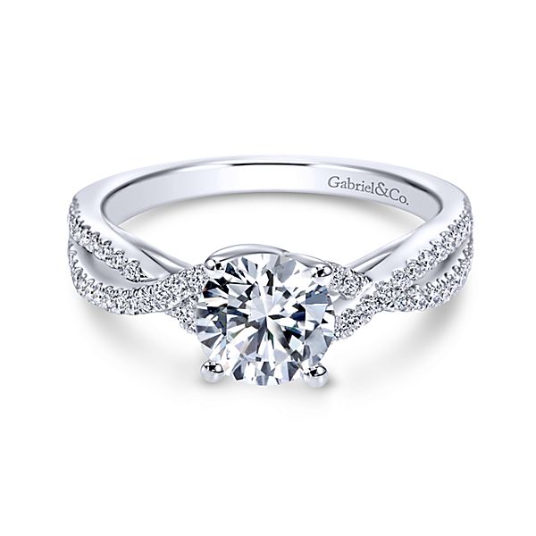 Gabriel Round Diamond Mounting