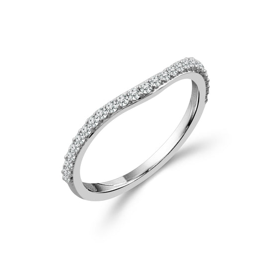 14KT WG .19CTW PAVE DIAMOND PAVE BAND(MATCHES WSE-125)