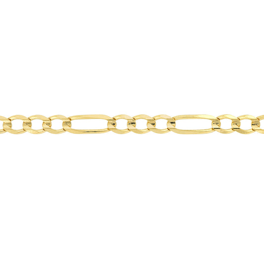 5.8mm Light Concave Figaro Bracelet