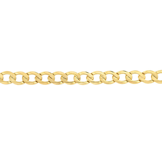 7.2mm Light Open Curb Chain with Lobster Lock