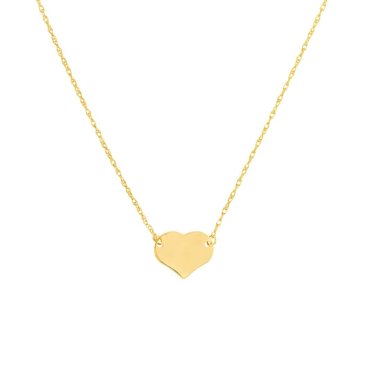 Polished Heart Necklace