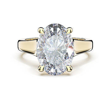 Tacori 14K Yellow Gold Oval Tapered Shank Engagement Ring