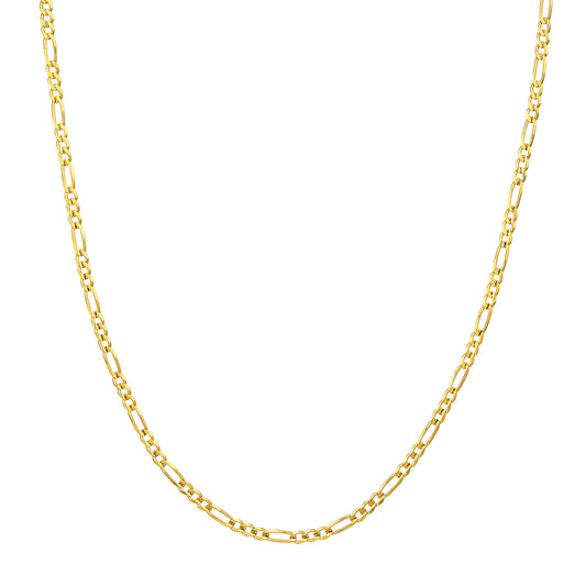 10K Yellow Gold Figaro Chain