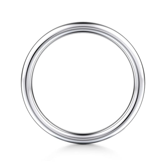 14K White Gold Matching Wedding Band