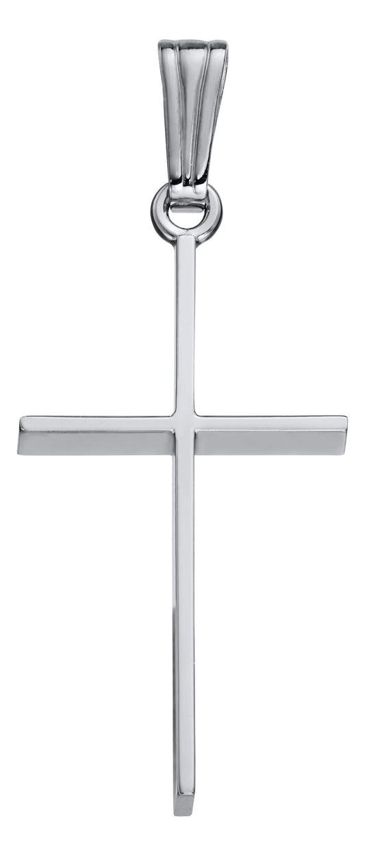 Sterling Silver Slim Cross Necklace