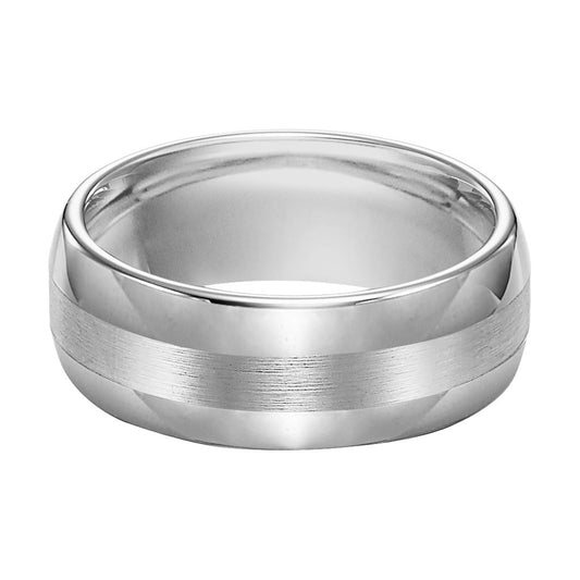 Artcarved Tungsten Carbide 8MM Orion Wedding Band