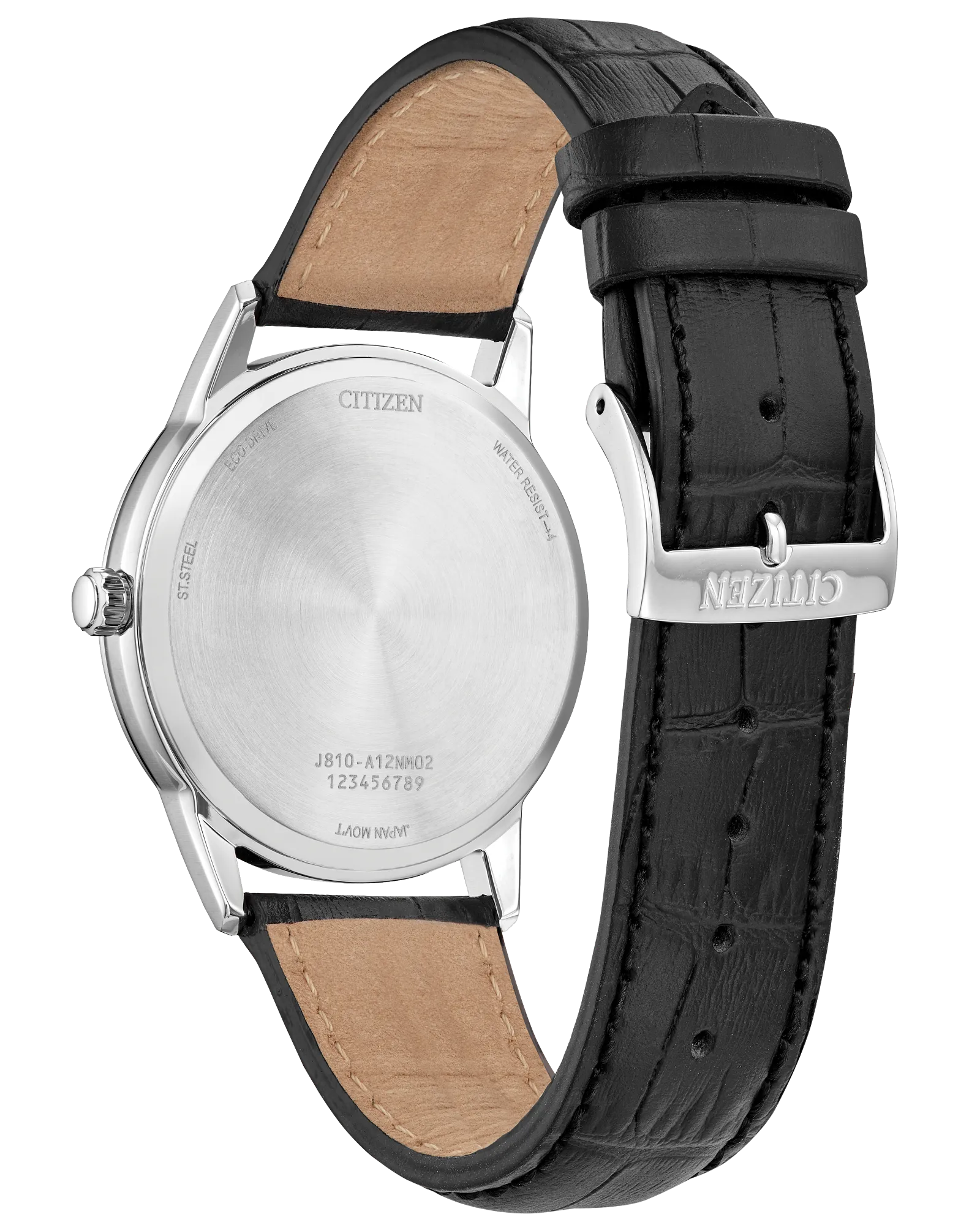 chinese dress ladies Emporio Armani Dress Chronograph Black Dial Black Leather Strap Watch For  Men