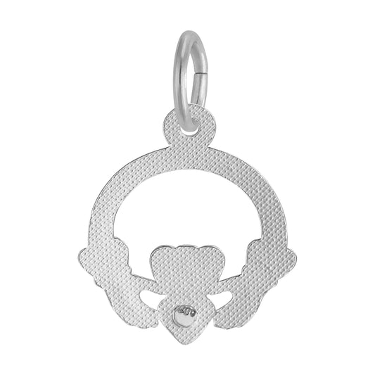 Sterling Silver Petite Claddagh Charm