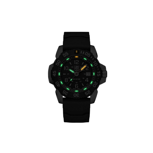 Luminox Navy SEAL Rubber, Steel, CARBONOX (RSC) Military Watch, 45 mm