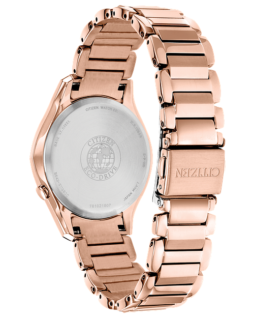 Ladies Rose Gold Tone Citizen Eco Drive