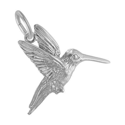 Sterling Silver Hummingbird Charm