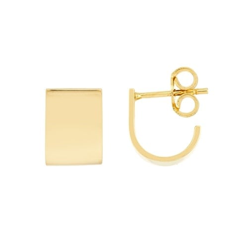 14K Yellow Gold Xtra Wide Huggies