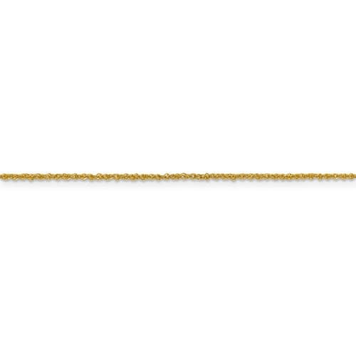Yellow Gold 16" Sparkle Chain