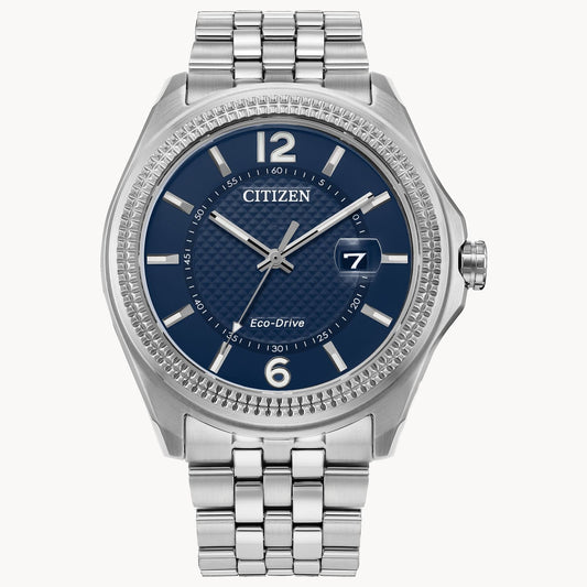 Citizen Corso Classic with Navy Blue Dial and Stainless Steel Bracelet