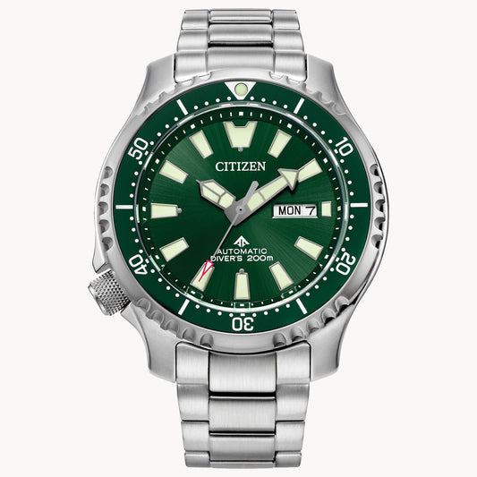 Citizen Promaster Dive Automatic Watch with Green Dial
