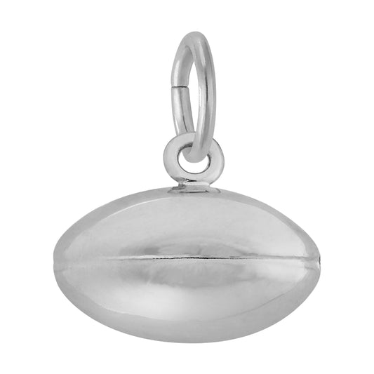 Sterling Silver Football Charm