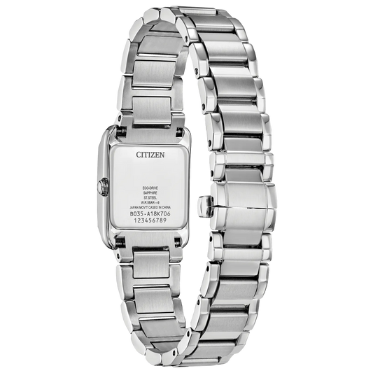 Citizen Bianca White Dial Stainless Steel Eco Drive