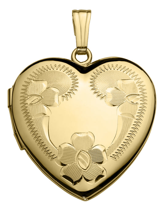 14K Gold Filled Heart Locket