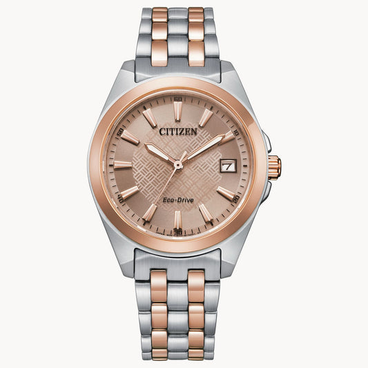 Citizen Peyten with Brown Dial and Two Tone Bracelet