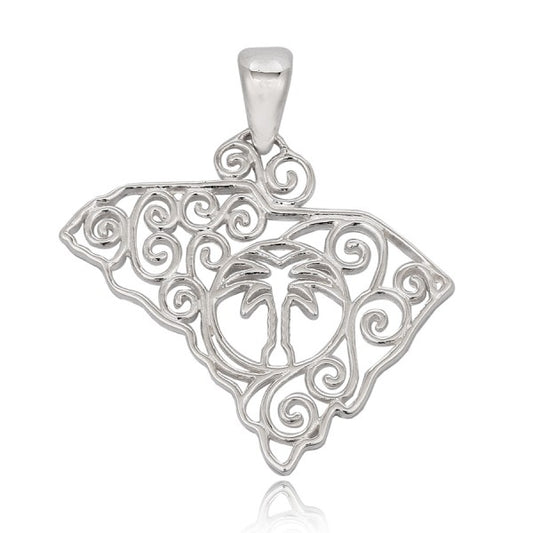 Southern Gates®Small South Carolina State Pendant