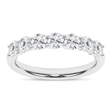 14K White Gold 1ctw Lab Grown Diamond Band