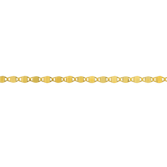14K Yellow Gold 7.5" Valentino Bracelet