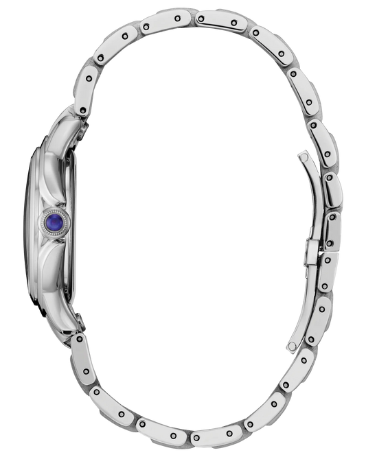 Citizen Ladies L Ceci Eco-Drive Black Dial Stainless Steel Watch