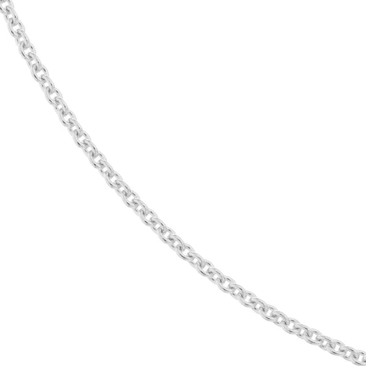 Sterling Silver 24" 1.5mm Cable Chain