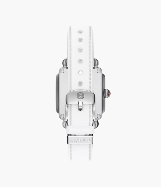 Deco Sport Mid Two-Tone White Silicone Watch